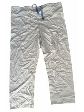 Women's MIP Light Blue Scrub Pants L with Blue Drawstring